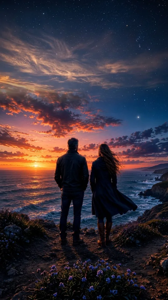 Twilight coastline for Beautiful Danger